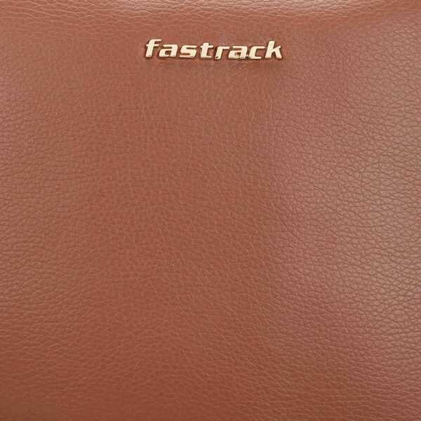 Fastrack Tan textured backpack - image number 7