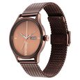 Fastrack Style Up Quartz Analog with Day and Date Brown Dial Stainless Steel Strap Watch for Guys - image number 3