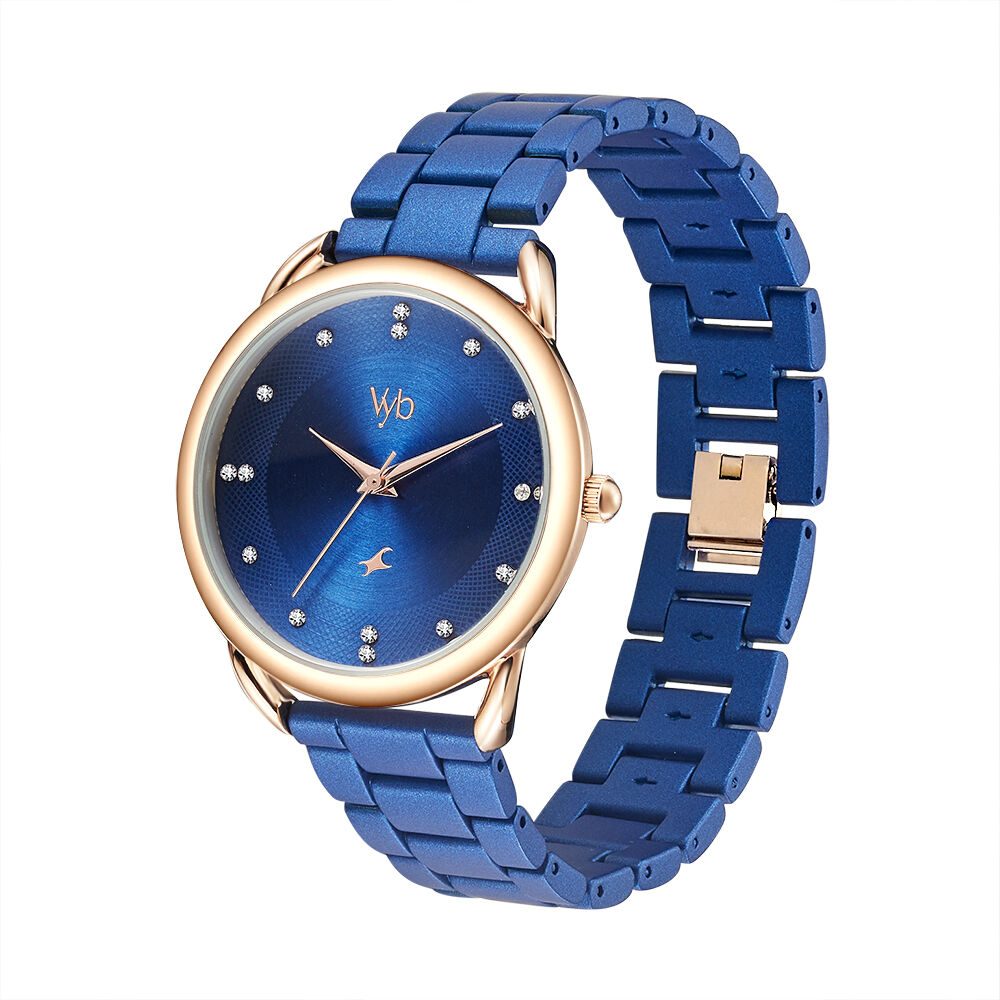 Fastrack blue ladies watch online