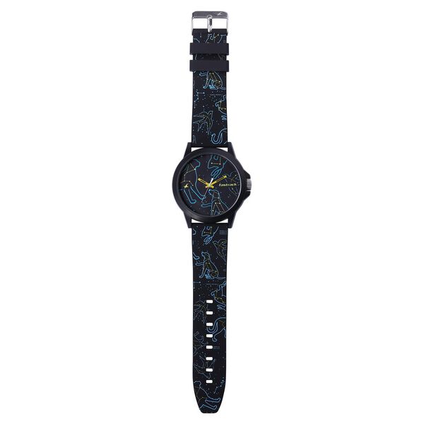 Fastrack Space Rover Quartz Analog Black Dial Silicone Strap Unisex Watch - image number 5