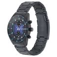 Fastrack Space Rover Quartz Multifunction Purple Dial Stainless Steel Strap Watch for Guys - image number 2