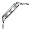 Vyb Hustler By Fastrack Quartz Analog Green Dial Silver Metal Strap Watch For Guys - image number 4