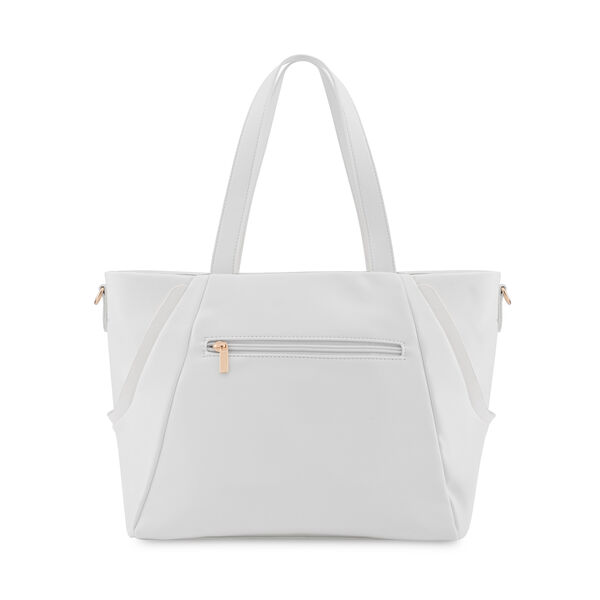 White Laptop  Tote Bag - image number 4