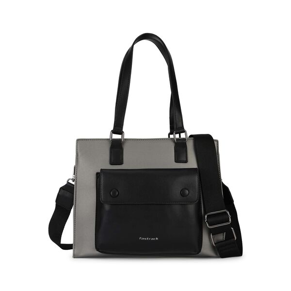 Two-Tone Satchel Bag - image number 0