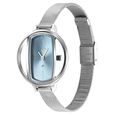Fastrack Vyb Charmer Quartz Analog Blue Dial Stainless Steel Strap Watch for Girls - image number 3