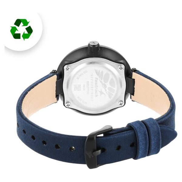 Fastrack Revibe Quartz Analog Blue Dial Fabric Strap Watch for Girls - image number 5