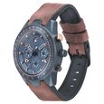 Fastrack All Nighters Quartz Multifunction Blue Dial Leather Strap Watch for Guys - image number 3