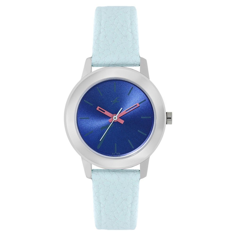 Fastrack analog blue dial women's watch discount