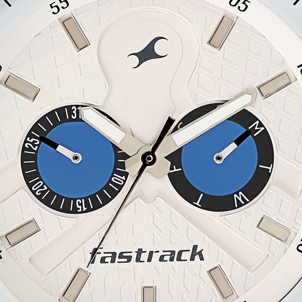Buy Online Fastrack Game Of Thrones Quartz Analog with Day and Date White Dial Stainless Steel Strap Watch for Guys nm3211sm01 Fastrack