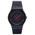 Fastrack Space Rover Quartz Analog Black Dial Silicone Strap Unisex Watch - image number 1