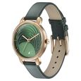 Fastrack Stunners Quartz Multifunction Green Dial Leather Strap Watch for Girls - image number 2