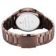 Fastrack Opulence Sun Moon Chronograph Black Dial Brown Metal Strap Analog Quartz Watch For Guys - image number 5