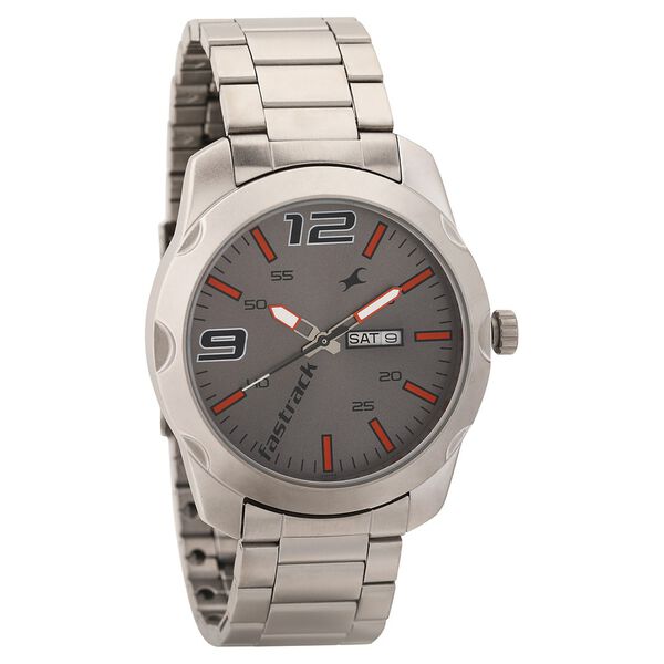 Fastrack Black Dial Quartz Analog with Day and Date Watch for Guys - image number 0