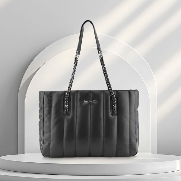 Fastrack Quillow Tote in Black - image number 0
