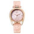 Fastrack Younique Quartz Analog Blue Mother Of Pearl Dial Two Toned Acetate & Metal Strap Watch For Girls
