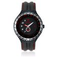 Fastrack Quartz Analog Black Dial Leather Strap Watch for Guys
