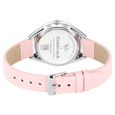 Fastrack Vyb Spotlight Quartz Analog Two Toned Dial Pink Leather Strap Watch For Women - image number 4