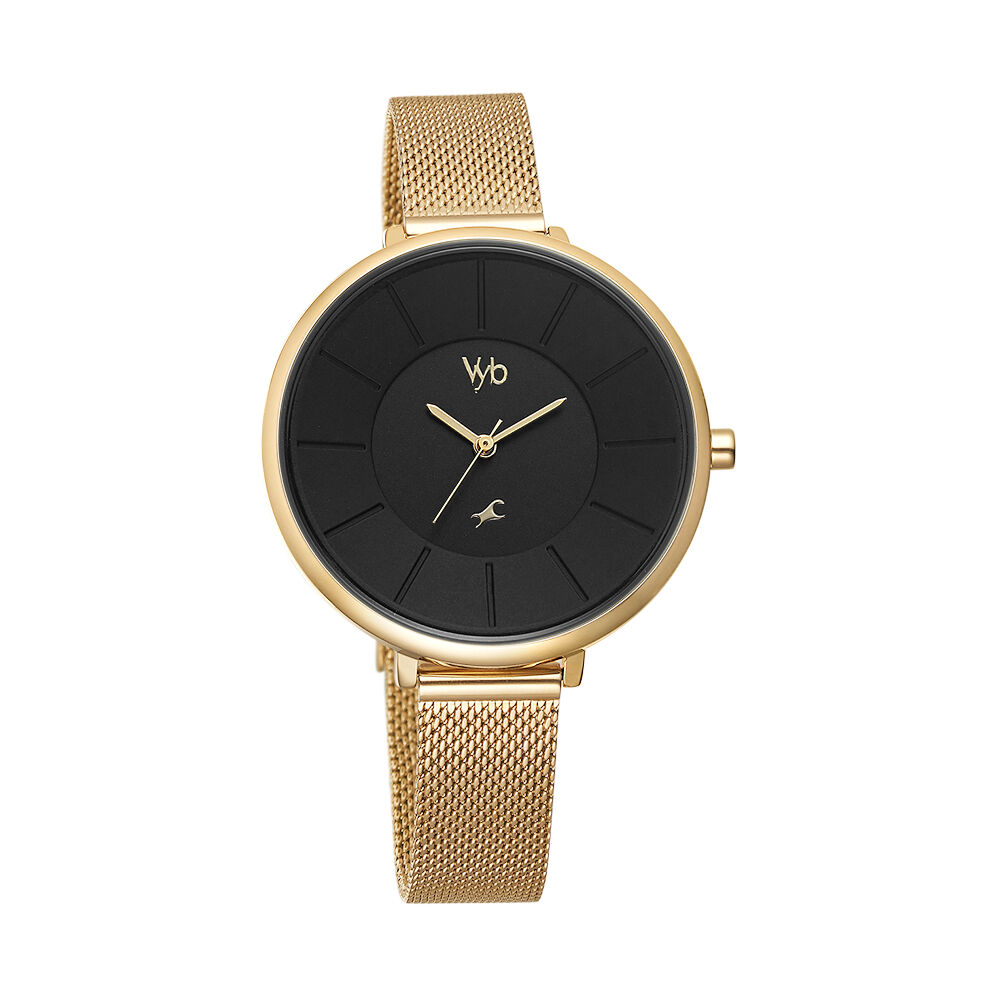 Fastrack ladies discount watch black