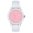Fastrack Quartz Analog Pink Dial Leather Strap Watch for Girls - image number 0