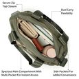 Olive Edge Nylon Satchel - image number 3