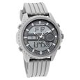 Fastrack Streetwear Quartz Analog Digital Grey Dial PU Strap Watch for Guys - image number 0