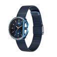 Fastrack Vyb Showstopper Quartz Analog Blue Dial Stainless Steel Strap Watch for Girls - image number 3