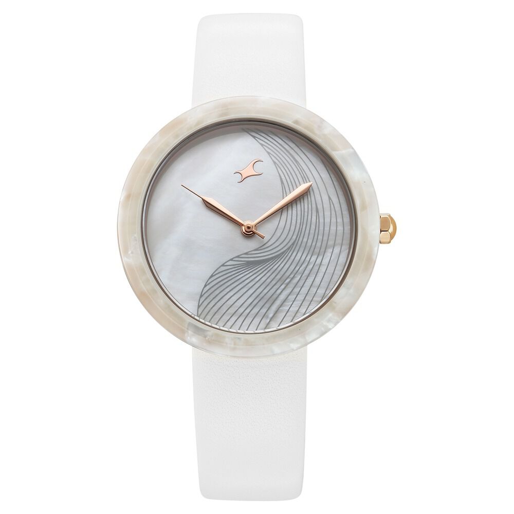 Fastrack white watch for ladies top