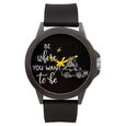 Fastrack Quartz Analog Black Dial Silicone Strap Watch for Unisex - image number 0
