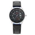 Fastrack Titanium Quartz Analog with Date Black Dial Leather Strap Watch for Guys - image number 1
