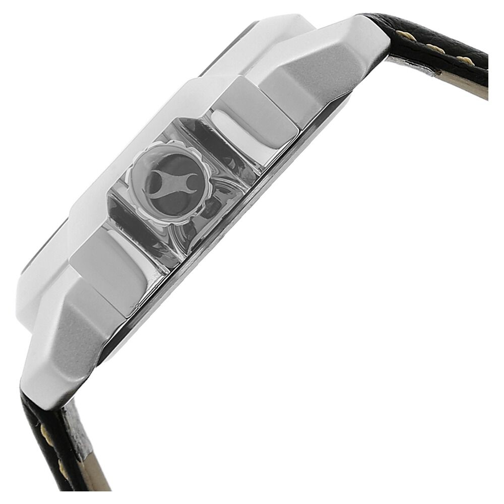Buy Online Fastrack Quartz Analog Grey Dial Leather Strap Watch for Guys nl3097sl01 Fastrack