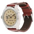 Fastrack Loopholes Quartz Analog Champagne Dial Leather Strap Watch for Guys - image number 1