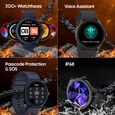 Fastrack Reflex Invoke Smartwatch Blue: BT Calling, Advanced Chipset, Breathing Rate, IP68 - image number 7
