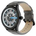 Fastrack Loopholes Quartz Analog with Date Black Dial Leather Strap Watch for Guys - image number 2