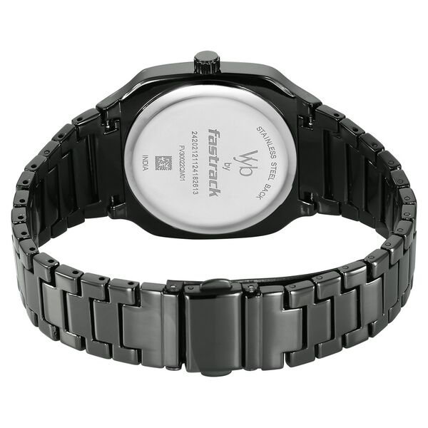 Vyb Maverick By Fastrack Quartz Analog Grey Dial Metal Strap Watch For Guys - image number 5