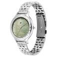 Fastrack Stunners X Quartz Analog Green Dial Stainless Steel Strap Watch For Girls - image number 2