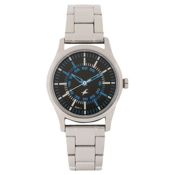 Fastrack Quartz Analog Black Dial Metal Strap Watch for Girls - image number 0