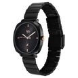 Fastrack Vyb Minimalist Quartz Analog Black Dial Black Color Metal Strap Watch For Girls - image number 3
