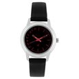 Fastrack Fundamentals Quartz Analog Black Dial Leather Strap Watch for Girls - image number 0