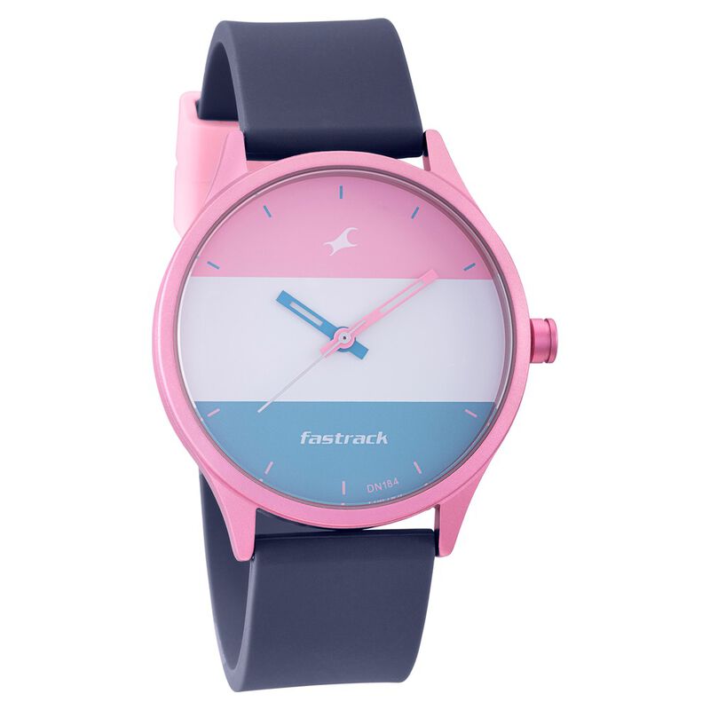 Buy Online Fastrack Topicals Quartz Analog Multicoloured Dial