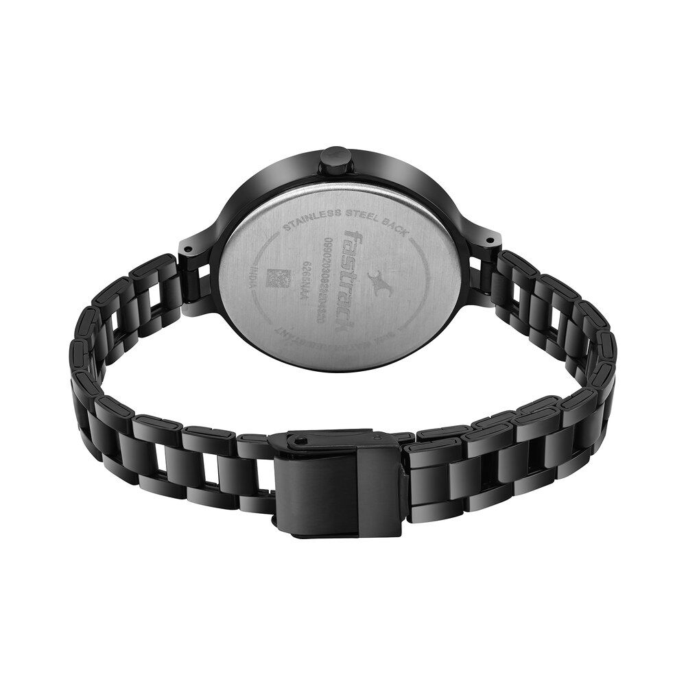 Fastrack watch on sale stainless steel back