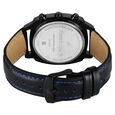 Fastrack Kronos Chronograph Black Dial Black Leather Strap Watch For Guys - image number 4