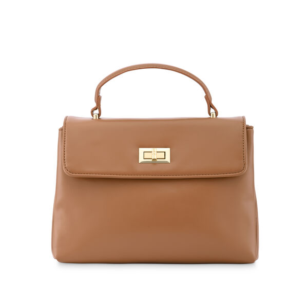Tan Satchel Bag - image number 2