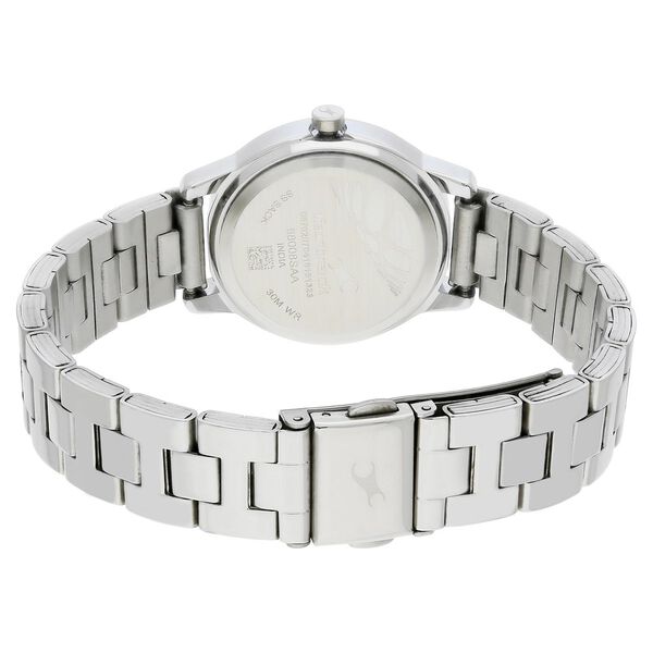 Fastrack Quartz Analog White Dial Stainless Steel Strap Watch for Girls - image number 4