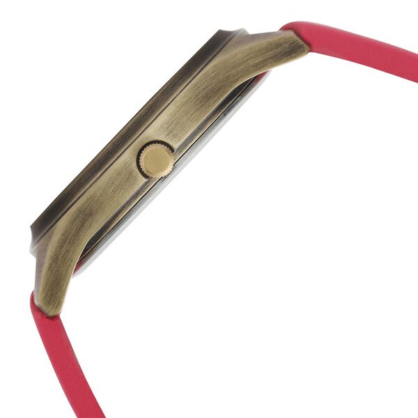 Fastrack Wonder Woman Quartz Analog Red Dial Leather Strap Watch for Girls - image number 4