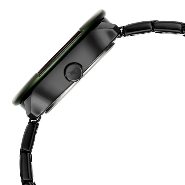 Fastrack Multifunction Textured Black Dial Men's Watch with Integrated Black Metal Bracelet - image number 4