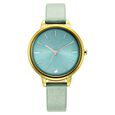 Fastrack Glitch Quartz Analog Blue Dial Leather Strap Watch for Girls - image number 1