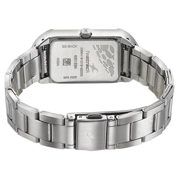 Fastrack Go Skate Quartz Analog Black Dial Stainless Steel Strap Watch for Girls - image number 4