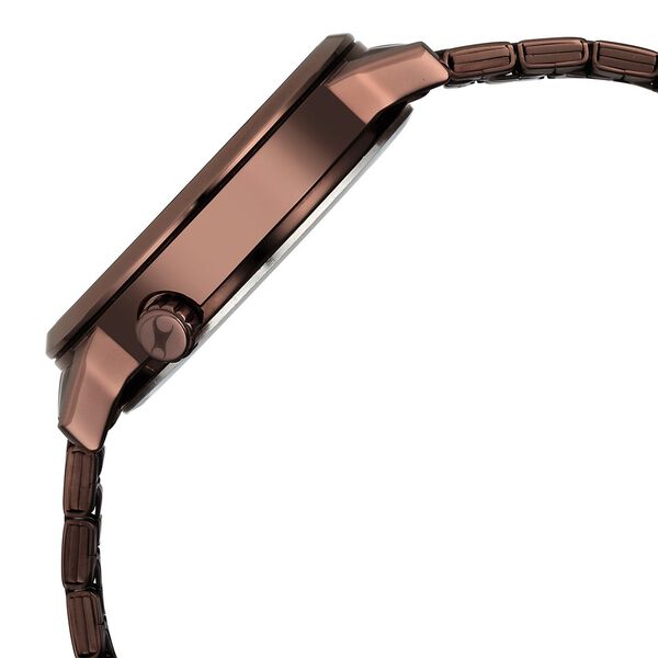 Fastrack Exuberant Quartz Multifunction Brown Dial Stainless Steel Strap Watch for Guys - image number 4