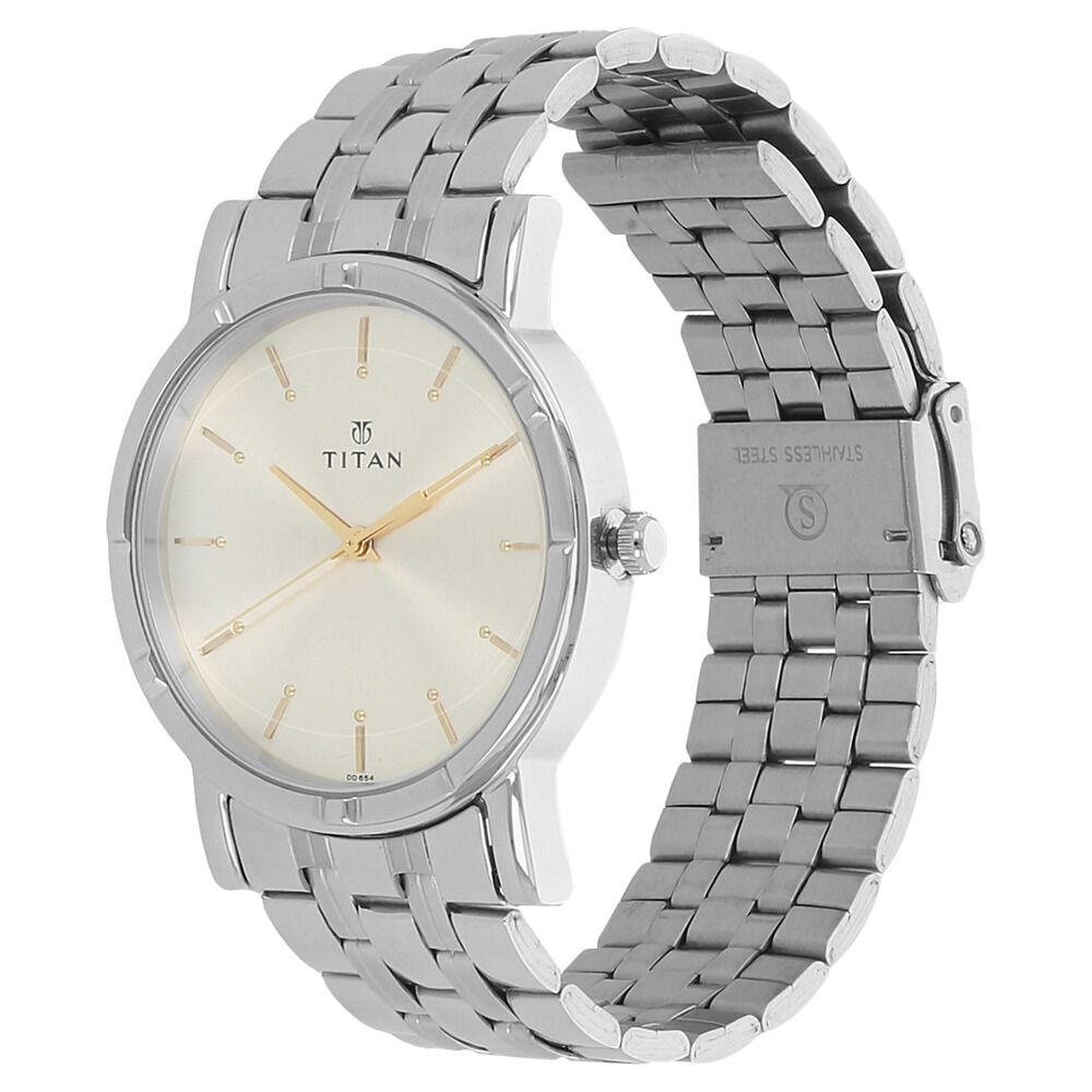Titan silver watch on sale