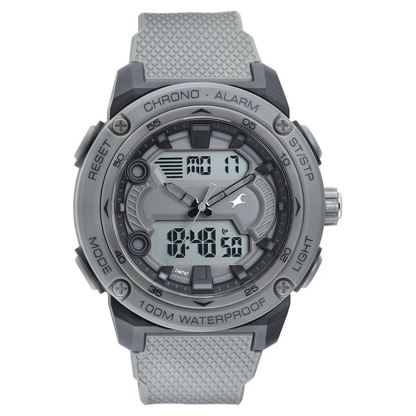 Fastrack Streetwear Grey Dial with Grey Colour Strap Watch for Guys - image number 1